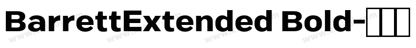 BarrettExtended Bold字体转换